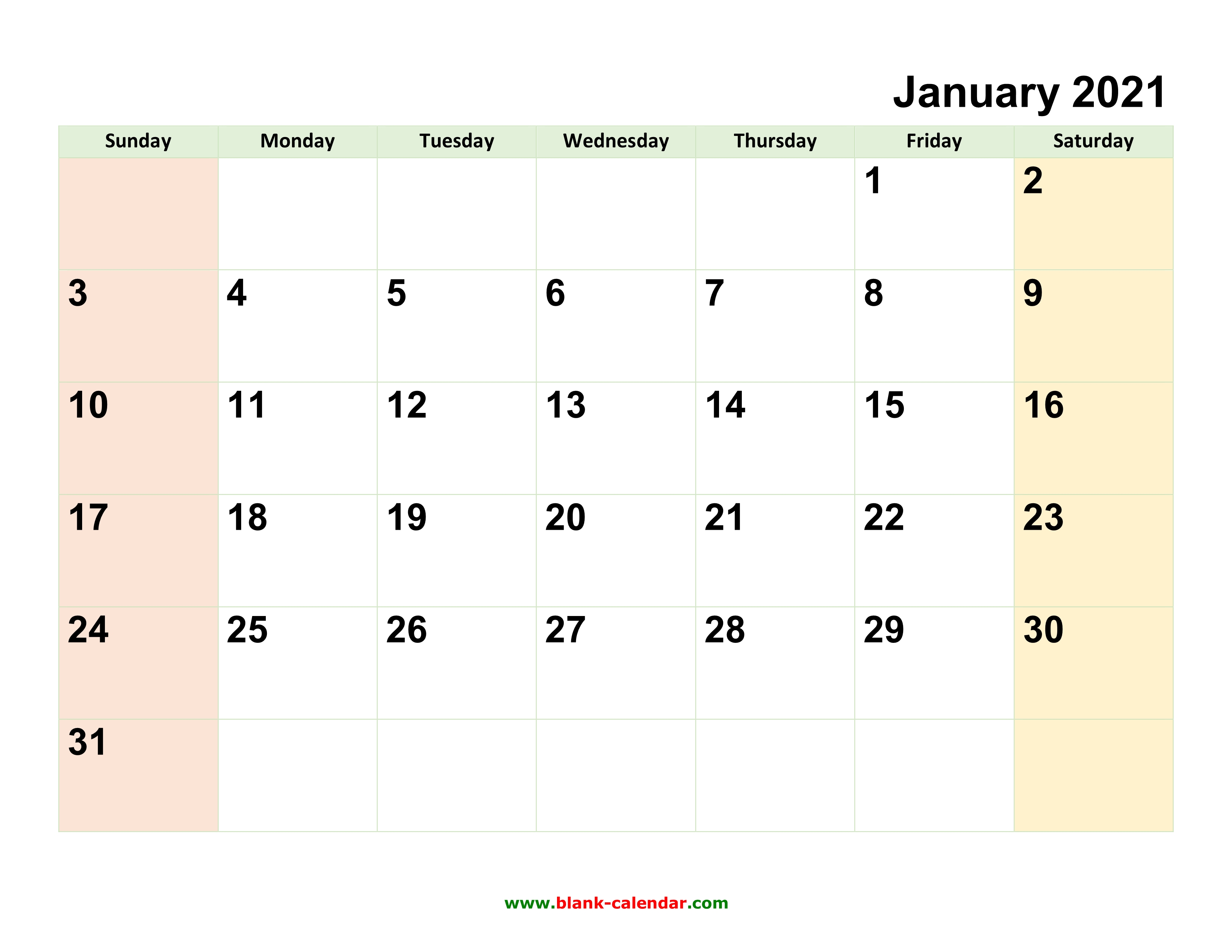 2021 Monthly Calendar Printable Printable World Holiday
