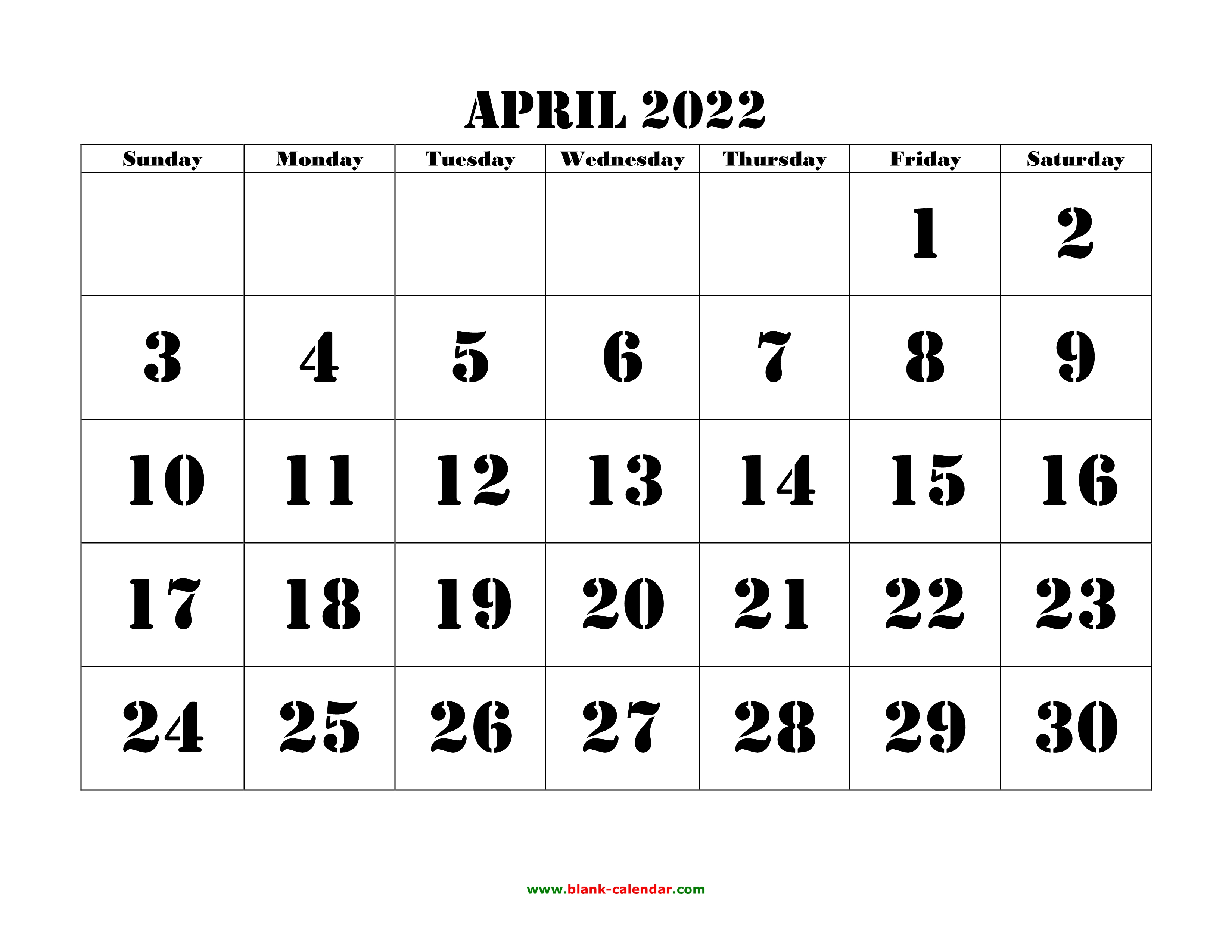 april 2022 printable calendar free download monthly calendar templates