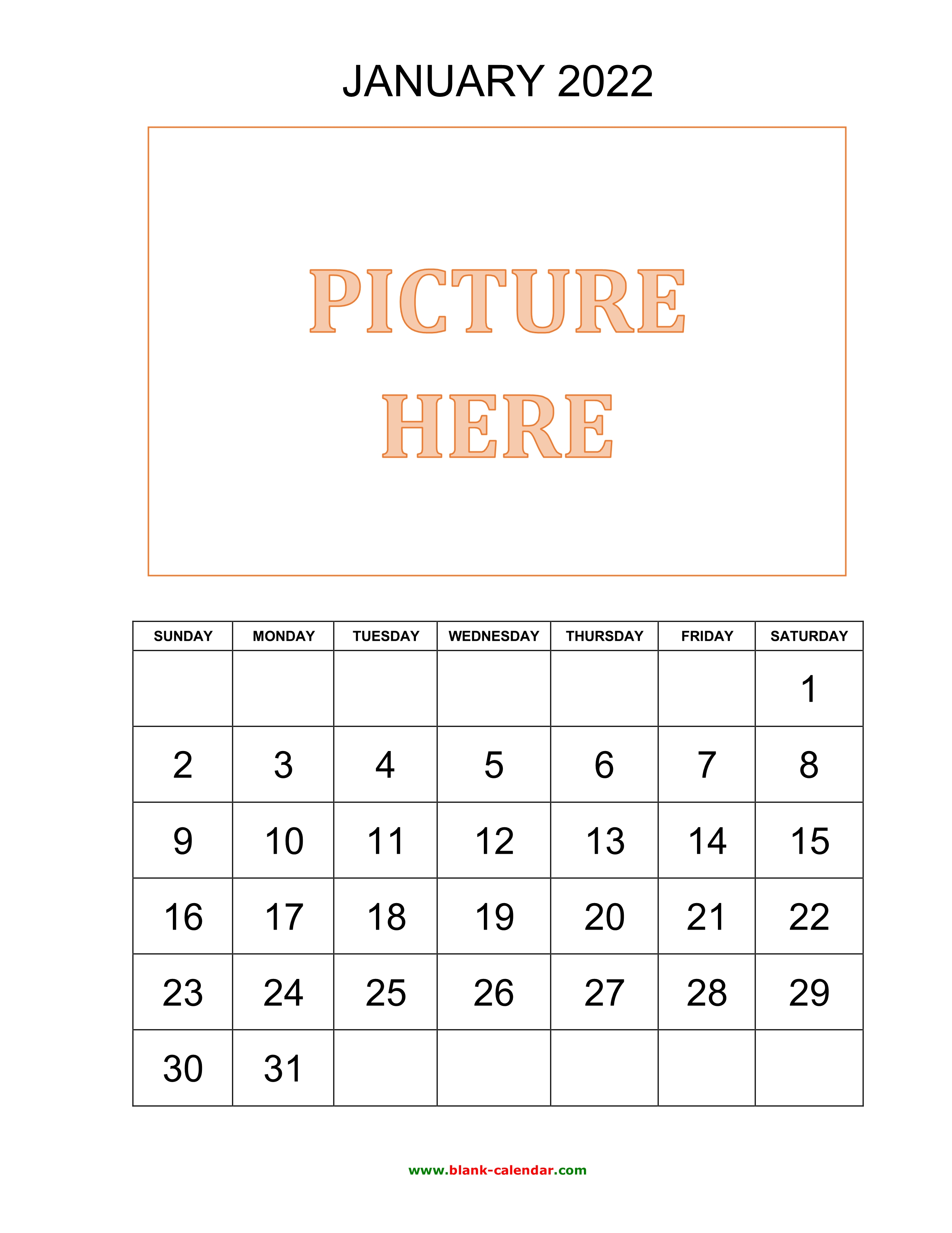  Free Download Printable Calendar 2022 Pictures Can Be Placed At The Top