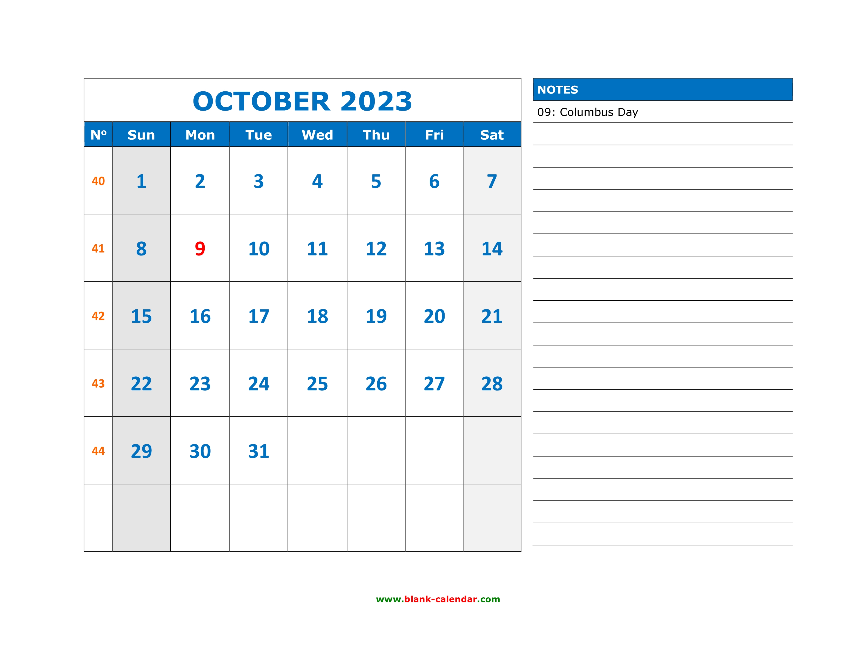 Printable October Calendar With Lines 2024 CALENDAR PRINTABLE