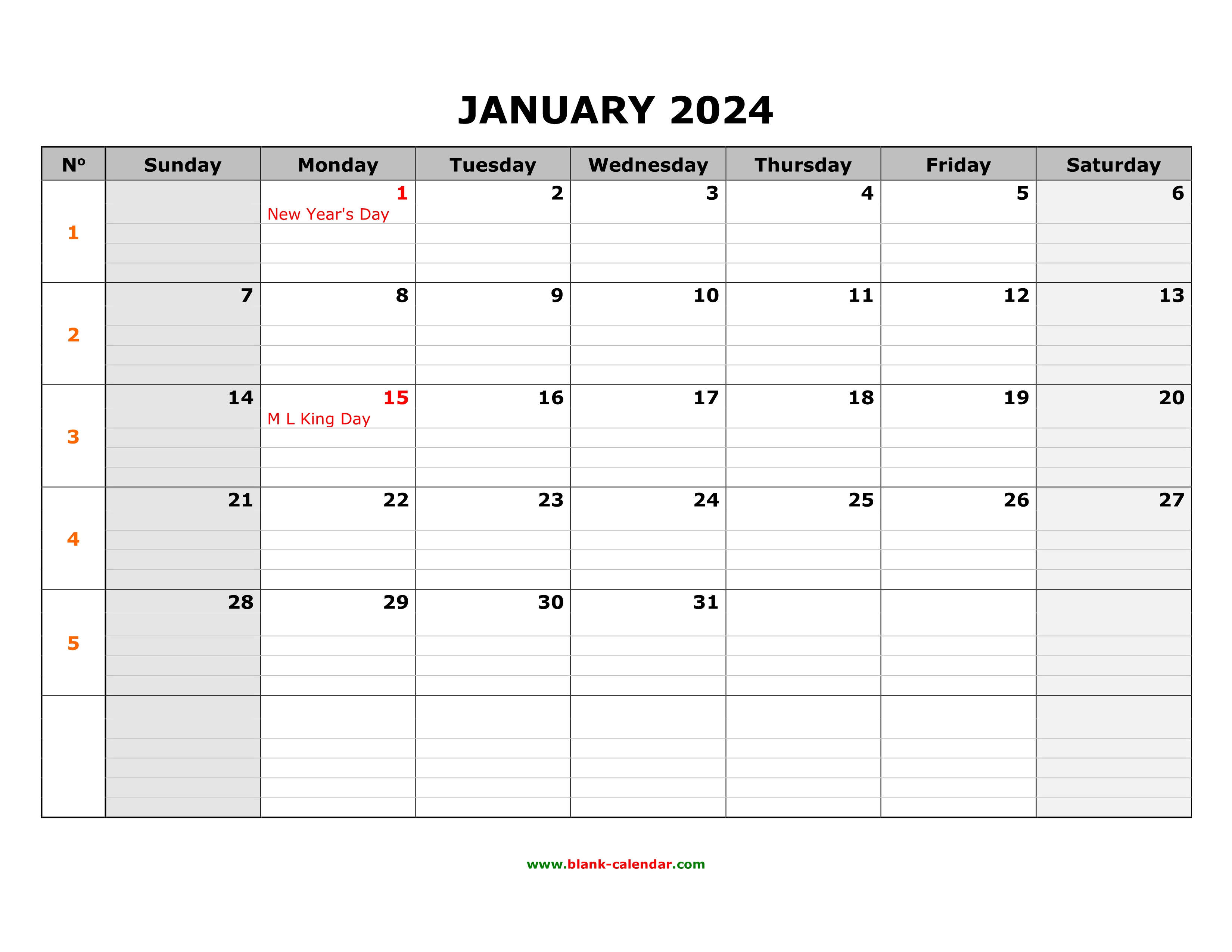 Free Printable 2024 Calendar Template Word 2024 Blank Miran Tammara