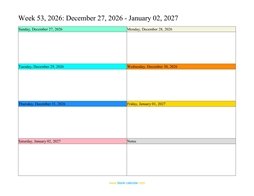 weekly calendar 2027 template 02