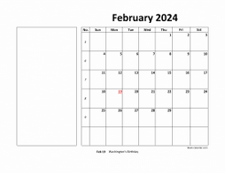 February 2024 Printable Calendars