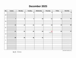 December 2025 Printable Calendars