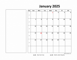 Printable 2025 Calendars